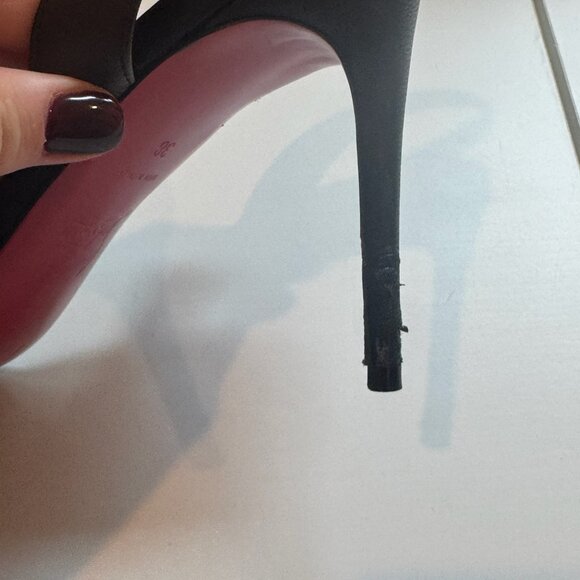 Christian Louboutin O Marylin 85 Leather Sandals - Picture 9 of 10